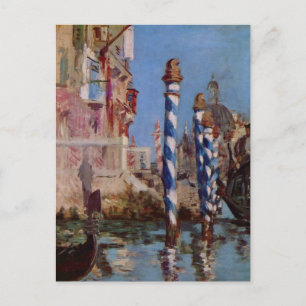 Großer Kanal in Venedig - Edouard Manet Postkarte