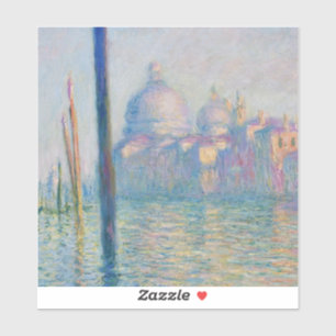 Großer Kanal Monet Venedig Italien Klassisches Gem Aufkleber