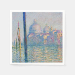 Großer Kanal Monet Venedig Italien Klassisches Gem Serviette