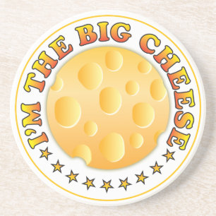 Großer Käse Getränkeuntersetzer