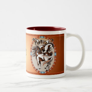 Großer Kasten Farben-Tassen Zweifarbige Tasse