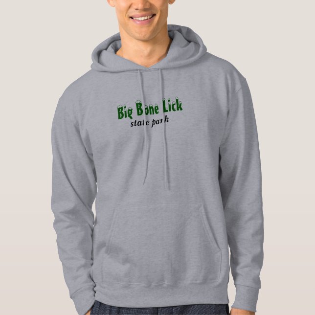 Großer Knochen lecken, Staatspark - Custo… - Hoodie (Vorderseite)