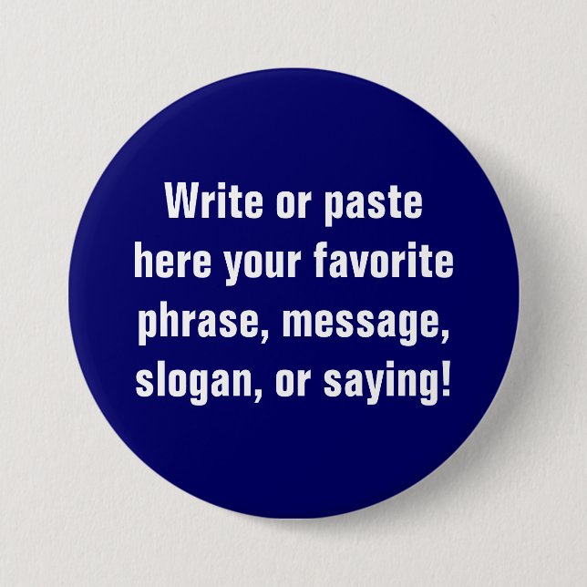 Großer Knopf (3 Zoll) Button (Vorderseite)