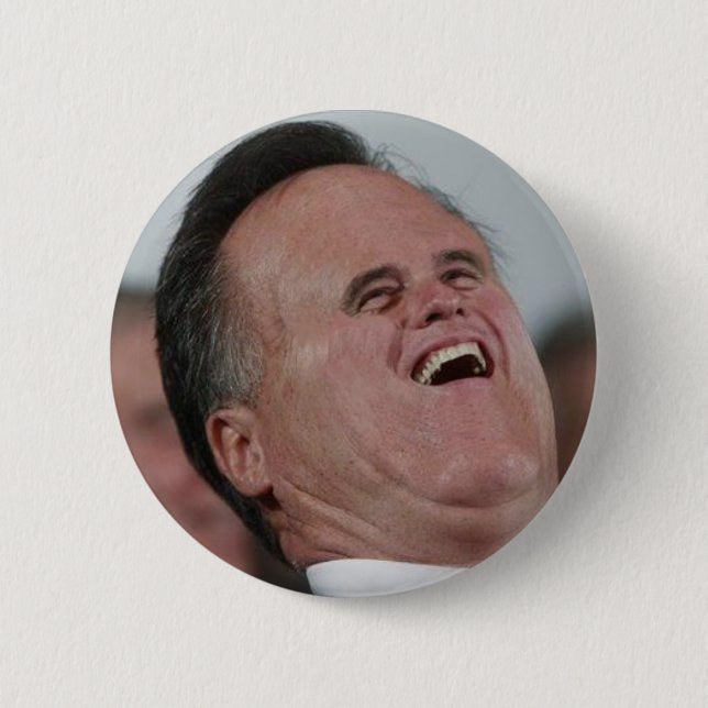 Großer Lachen-Mitt Button (Vorderseite)