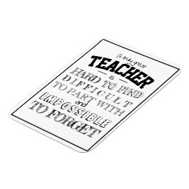 Großer Lehrer Danke, dass du ihm ein Dankeschön ge Magnet