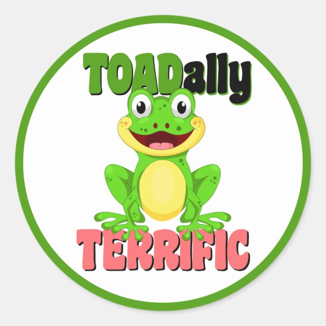 Großer Lehrer Runder Aufkleber (Vorderseite)