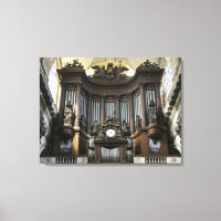 Großer Leinwand des Orgelortes St. Sulpice