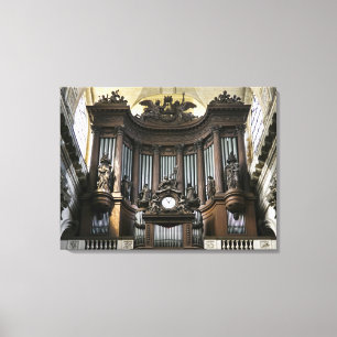 Großer Leinwand des Orgelortes St. Sulpice