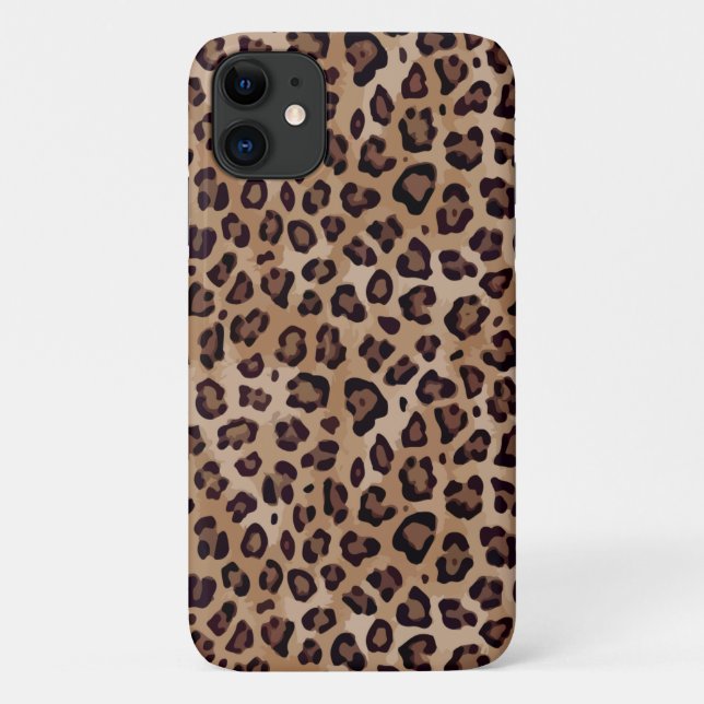 Großer Leopardendruck Case-Mate iPhone Hülle (Rückseite)