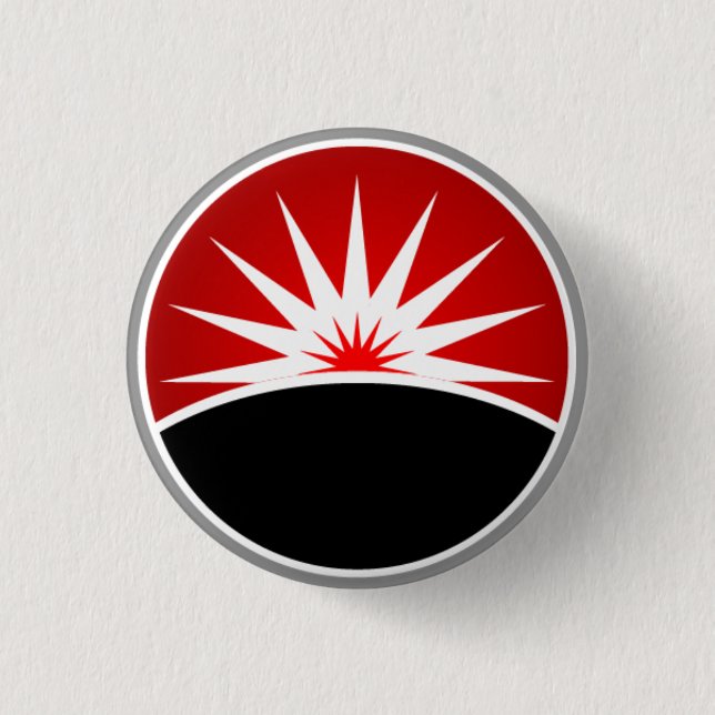 Großer Leuchtfeuer-Knopf Button (Vorderseite)