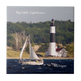 Großer Leuchtturm und Kachel