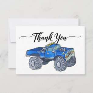 Großer Lieferwagen Dankeskarte