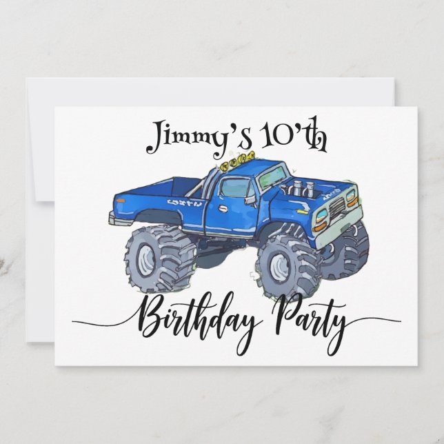 Großer Lieferwagen Save The Date (Vorderseite)