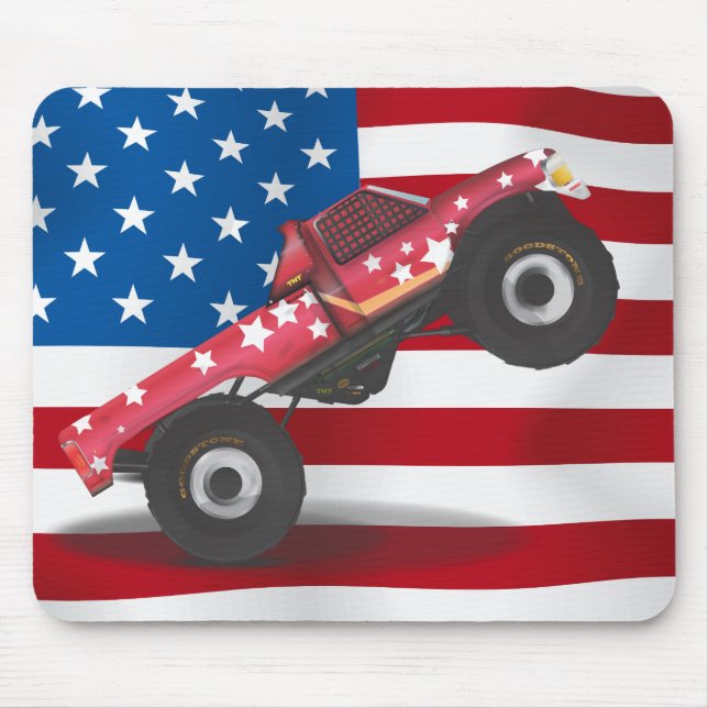 großer LKW Stallion Mousepad (Vorne)