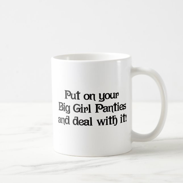 Großer Mädchen-Schlüpfer Kaffeetasse (Rechts)