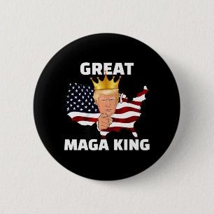 Großer MAGA King Button