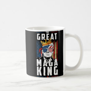 Großer MAGA King Trump Biden Politische Ultra-Mega Kaffeetasse
