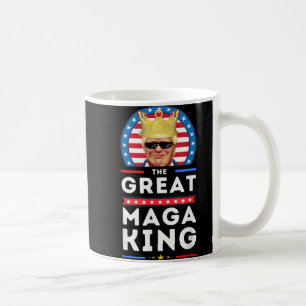 Großer MAGA King Trump Biden Politische Ultra-Mega Kaffeetasse