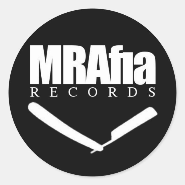 Großer MRAfia-Aufkleber Runder Aufkleber (Vorderseite)