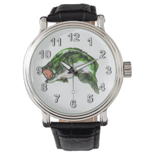 Großer Mund Baß Armbanduhr