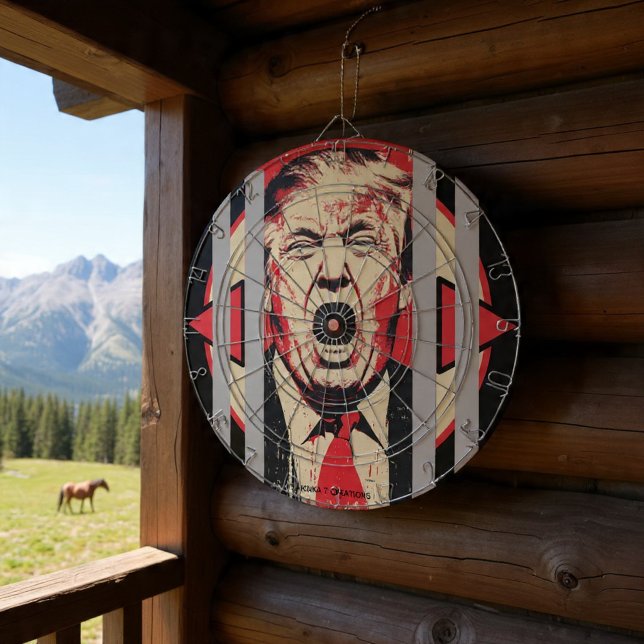 Großer Mund hinter Gittern Dartscheibe (Von Creator hochgeladen)