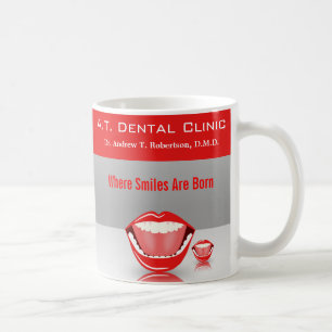 Großer Mund-zahnmedizinischer Zahnarzt-fördernde Kaffeetasse
