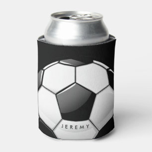 Großer mutiger Fußball-Ball-individueller Name Dosenkühler
