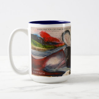 GROSSER MUTTERMARSCH "Liebe mich, aber lass mich w Zweifarbige Tasse
