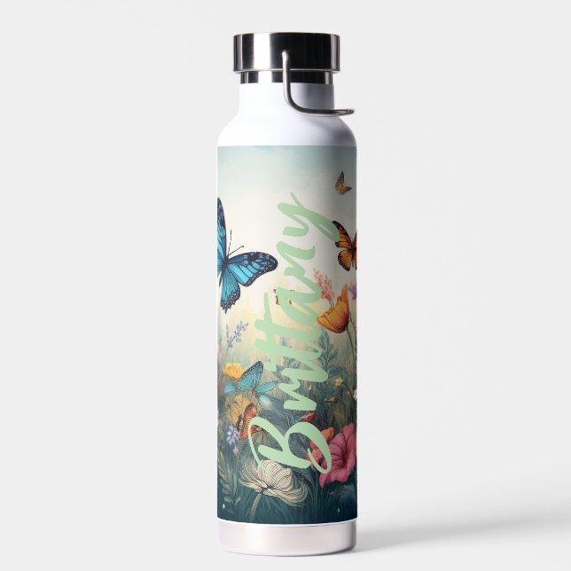 Großer Name Personalisierte Wasserflasche Trinkflasche (Links)