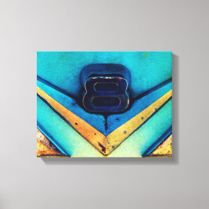 Großer oder kleiner Block-Motor kiesigen V8 Leinwanddruck