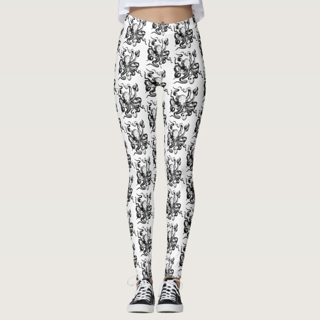 Großer Oktopus Thunder_Cove Leggings (Vorderseite)