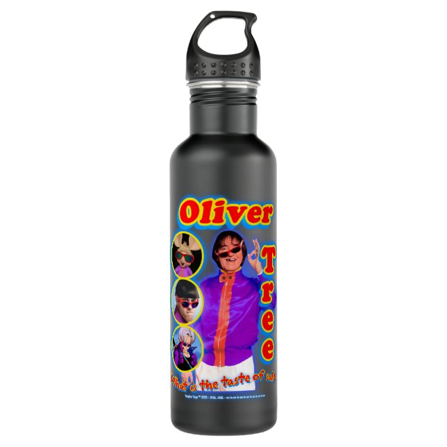 Großer Oliver-Baum im Leben gezüchtet Edelstahlflasche (Vorderseite)