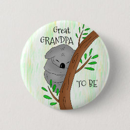 Großer Opa | Koala Babydusche Button
