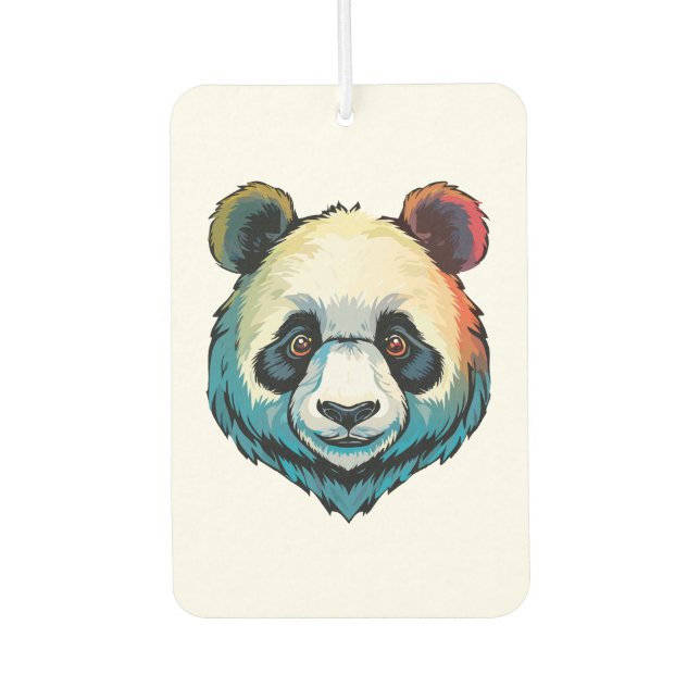 Großer Panda Autolufterfrischer (Vorderseite)
