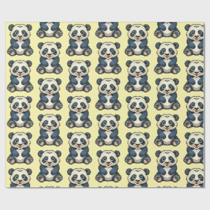 Großer Panda Geschenkpapier