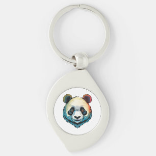 Großer Panda Schlüsselanhänger