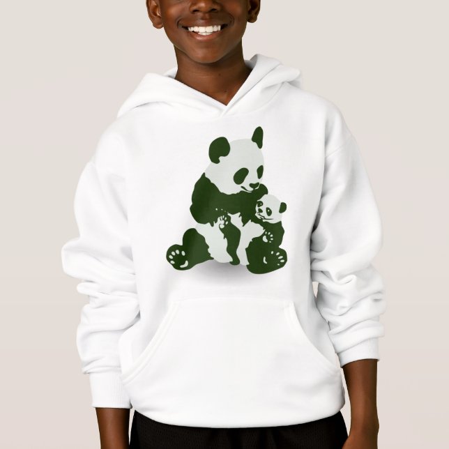 Großer Panda und CUB Hoodie (Vorderseite)