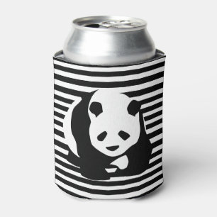 Großer Panda und Streifen Dosenkühler
