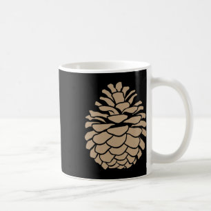 Großer Pinienkegel Baum Pinienkern Wald Camping Na Kaffeetasse