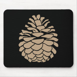 Großer Pinienkegel Baum Pinienkern Wald Camping Na Mousepad