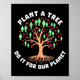 Großer Planet Umweltschutz Natur  Poster