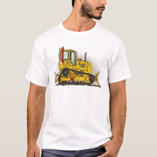 Großer Planierraupen-Bulldozer bemannt Trägershirt T-Shirt