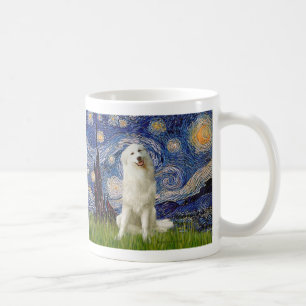 Großer Pyrenäen 3 - Sternennacht Kaffeetasse
