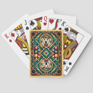 Großer Pyrenäen, Geometrisches Mosaik Spielkarten