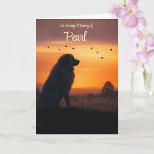 Großer Pyrenäen-Hund Sympathie Silhouette Benutzer Karte
