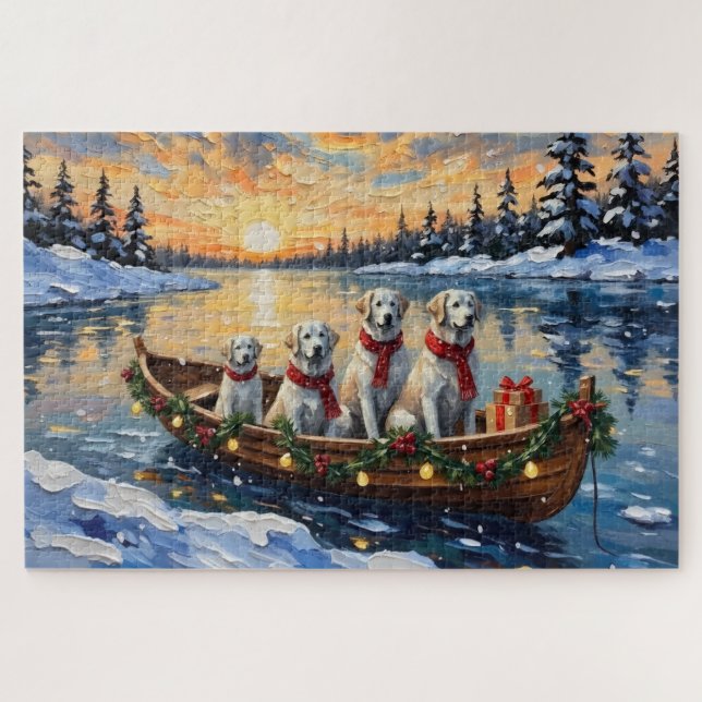 Großer Pyrenäen-Weihnachtsboot-Urlaub (Horizontal)