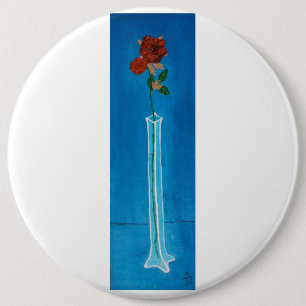 Großer Rosen-Extraknopf Button