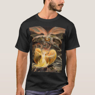 Großer Roter Drache und die Frau mit Sonne beklei T-Shirt