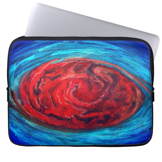 Großer roter Fleck des Jupiter-Laptop-Seebades Laptopschutzhülle (Vorderseite)