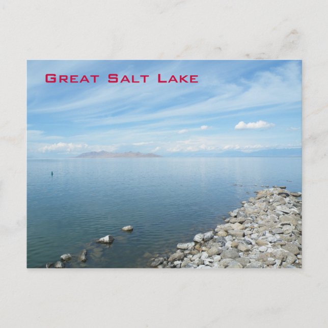 Grosser Salzsee Postkarte (Vorderseite)